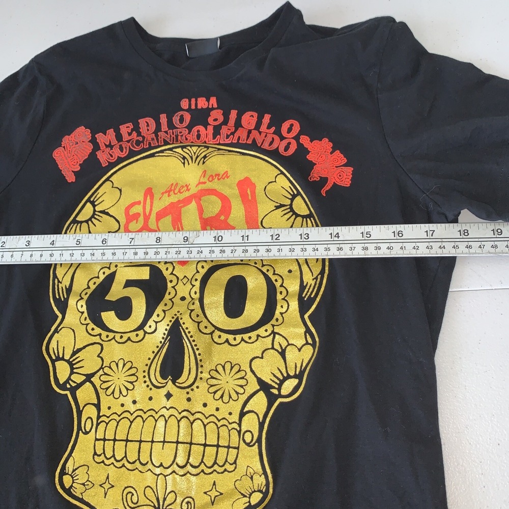 EL TRI T-Shirt‎ RARE Logo Mexico Alex Lora 2019 Tour - Picture 5 of 6